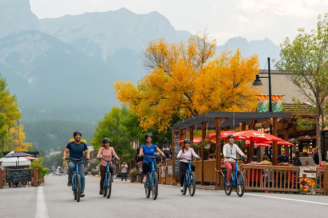 Canmore’s #1 Food Bike Tour: A Must Do Mountain Experience! - The Three Sisters as Your Mountain Backdrop
