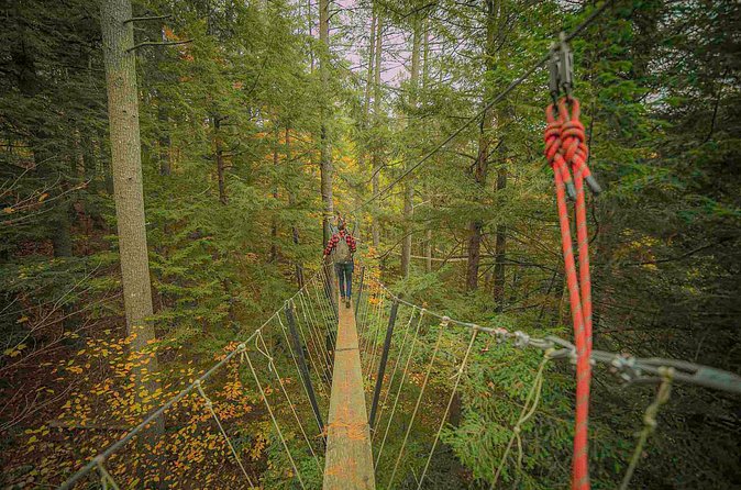 Canopy Tour at Haliburton Forest - Getting ready for the aerial canopy course