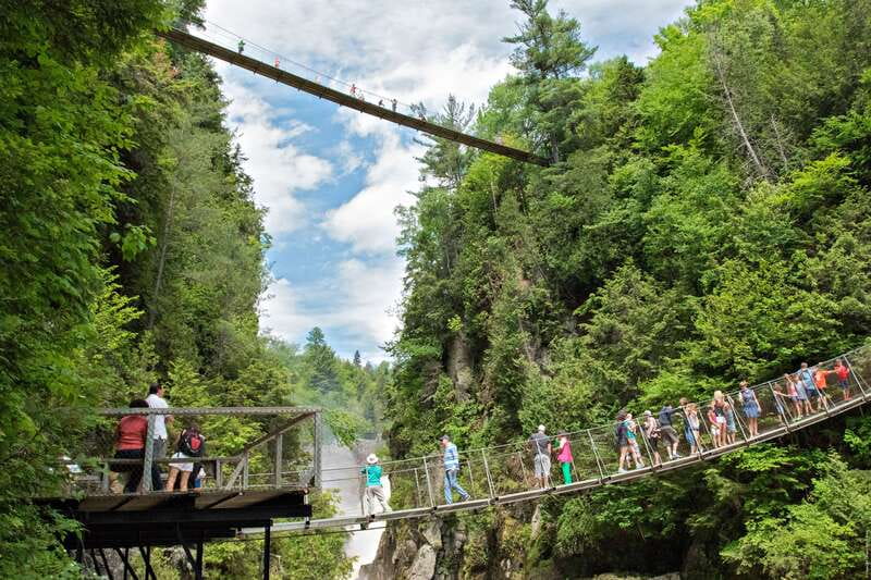 Canyon Sainte-Anne: Park Admission Ticket - Walking the bridges and cabled paths