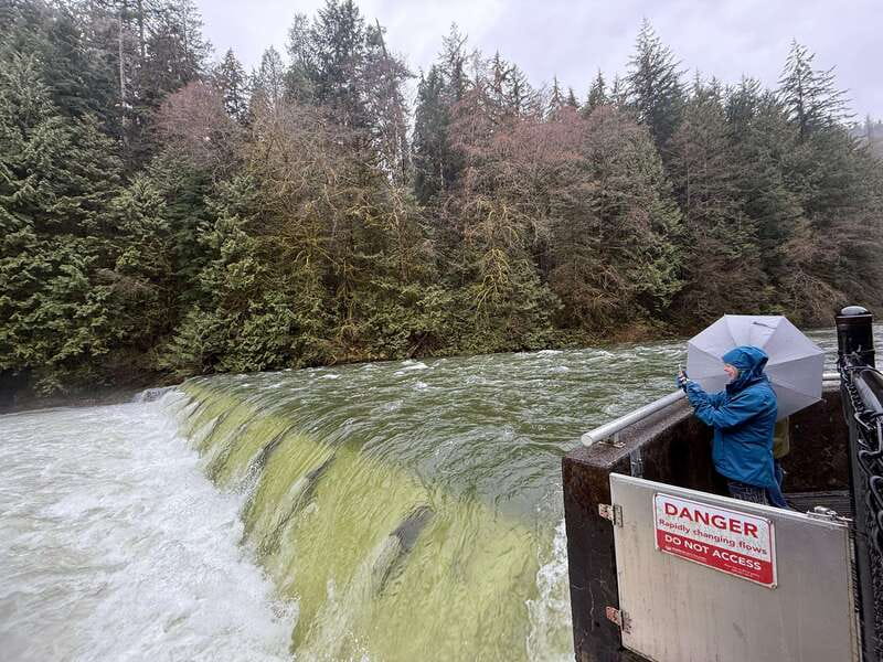Capilano Br+Grouse Mtn+Dam+Lake&Hatcher/5in1/Small Group/Car - Capilano Lake and Cleveland Dam slow the pace