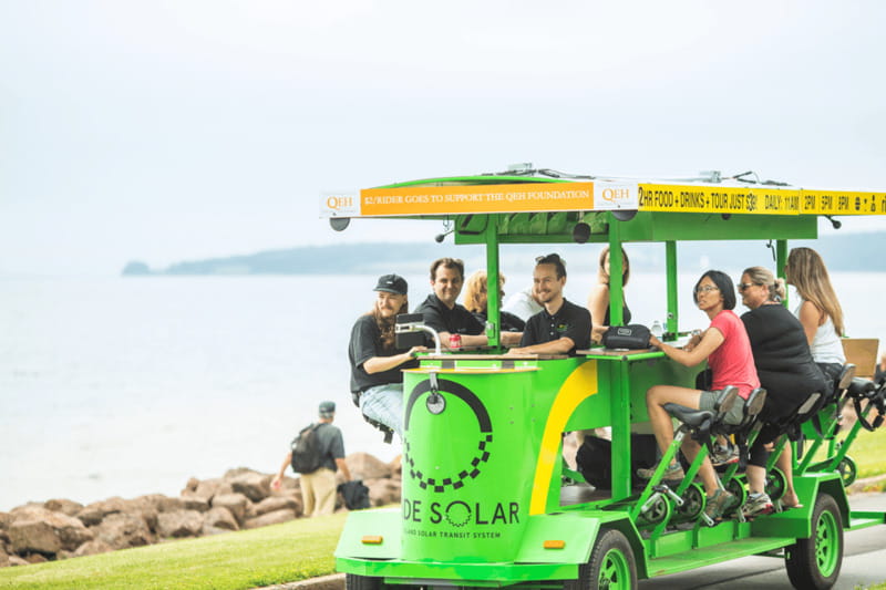 Charlottetown: Solar Food/Drink Party Bike Experience - Victoria Park, photos, and ocean views
