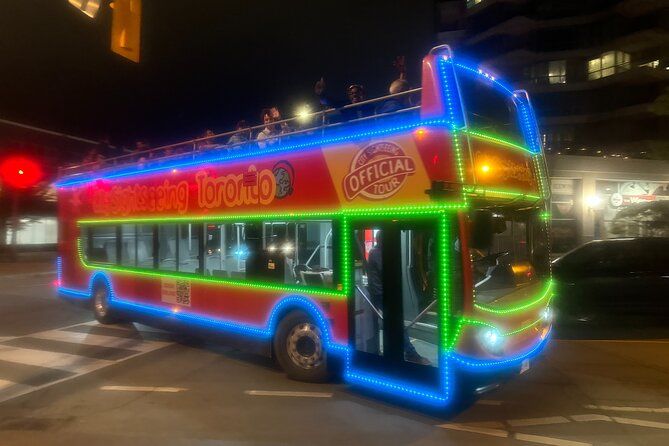 City Sightseeing Toronto Guided Night Bus Tour - Key points to know before booking