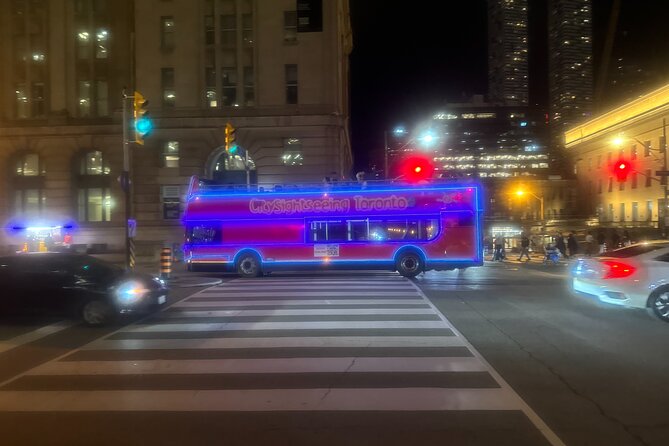 City Sightseeing Toronto Guided Night Bus Tour - Queen West, Little Italy, and Chinatown from the road