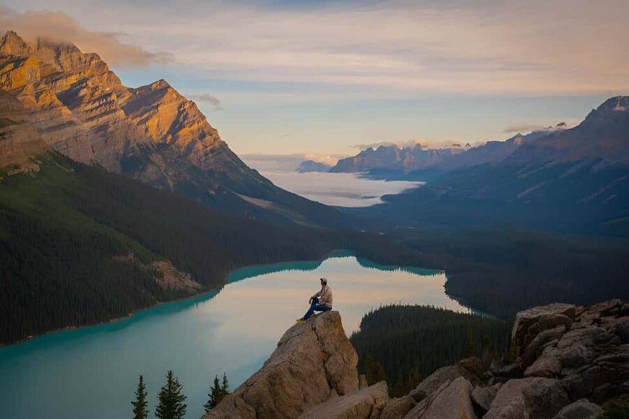 Columbia Icefield Adventure, Bow Lake & Peyto Lake Tour - Peyto Lake and the Famous Viewpoint