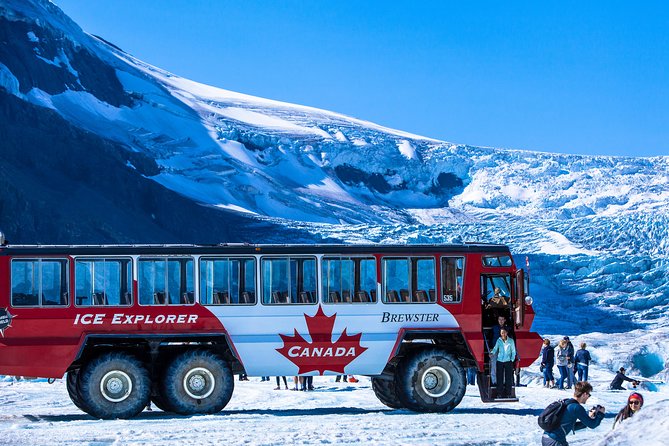 Columbia Icefield Tour with Glacier Skywalk from Banff - Lake Louise in a short opening stop