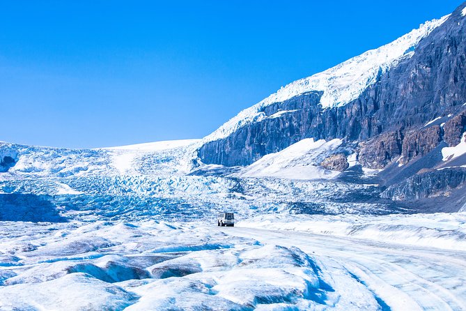 Columbia Icefield Tour with Glacier Skywalk from Calgary - The Ice Explorer is the day’s main event