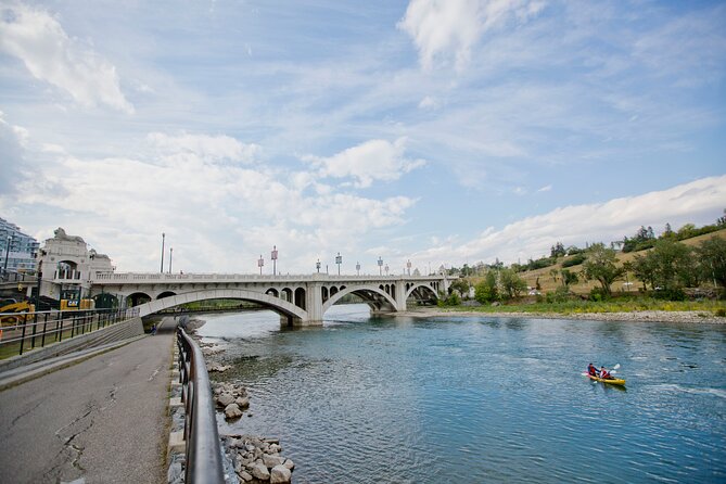 Discover Calgary with 3 Smartphone Audio Walking Tours - Following the Bow River from bridge views to wetlands