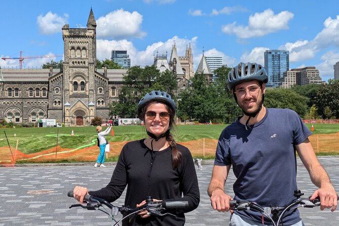 E-bike Toronto's Dynamic Neighbourhoods - Ontario Place and Trillium Park show a waterfront in dispute