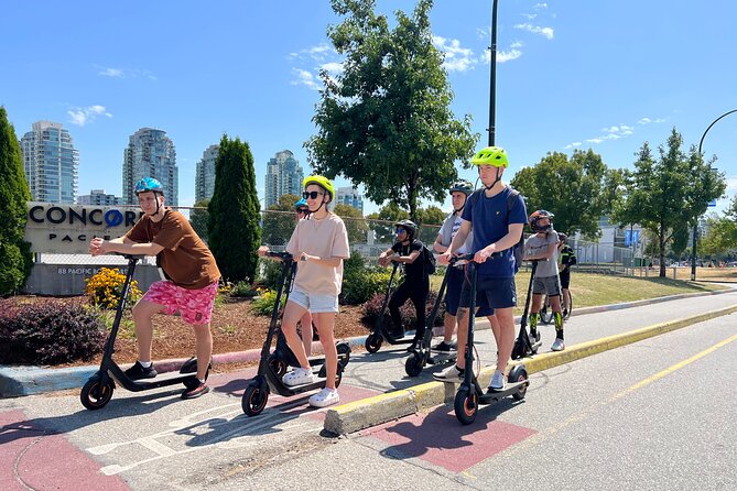 E-scooter & EUC guided tour to the secret spots in Vancouver - Why two small wheels work so well in Vancouver