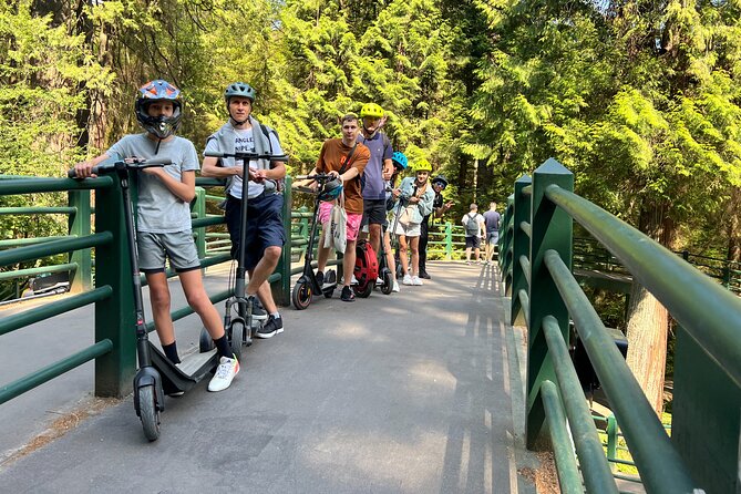 E-scooter & EUC guided tour to the secret spots in Vancouver - Granville Island and the one-hour lunch break