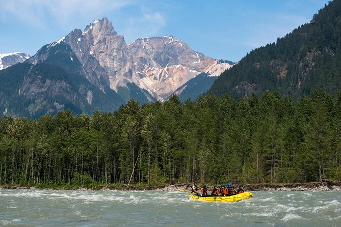 Elaho Whitewater Experience - A Snack Break Halfway Through