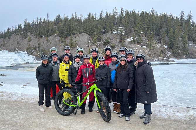Electric Fat Biking Adventure in Banff | Small Group Adventure - Bow Falls is the grand finale