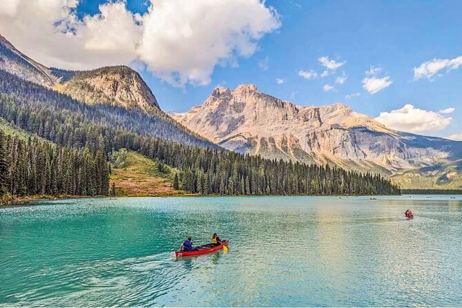 Emerald Lake,Natural Bridge, Wapta Falls & Takakkaw Falls in Yoho - Natural Bridge and the Kicking Horse River