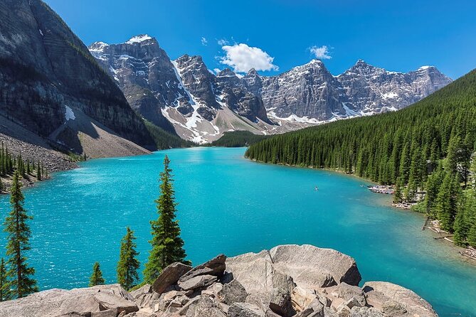 Experience Golden Hour at Moraine and Lake Louise - Lake Louise: one hour beside a quiet blue-green lake