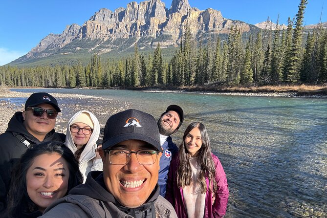 Explore 3 National Parks - Exclusive Small Group Tour - Castle Mountain fills the road between stops