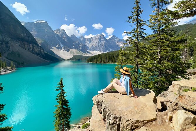 Explore Moraine Lake, Banff, Lake Louise & Minnewanka - Bow Falls and the final photo stop