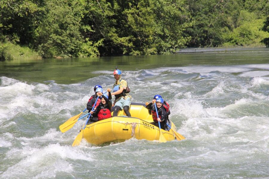 Family-Friendly Cheakamus Splash - The main run through old-growth forest