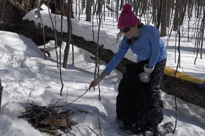 Fire Man Guided Snowshoe Tour in Mont-Tremblant - Starting at the base of Mont-Tremblant