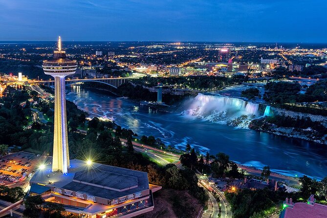 Fireworks and Falls Glow Canada Walking Tour and Skylon Tower - Ending with the Niagara Falls fireworks