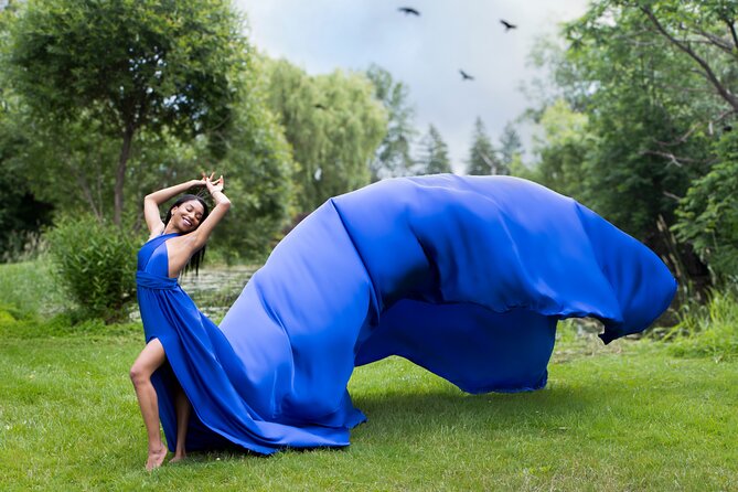 Flying Dress Photoshoot Experience in Ottawa - What your one hour includes
