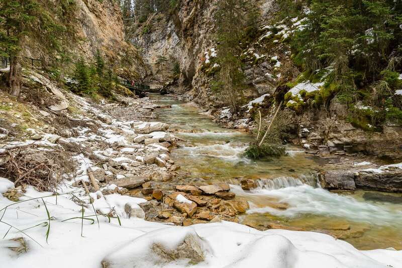 From Banff: Johnston Canyon Guided Icewalk - Twin Falls and Stella Falls in Their Frozen Form