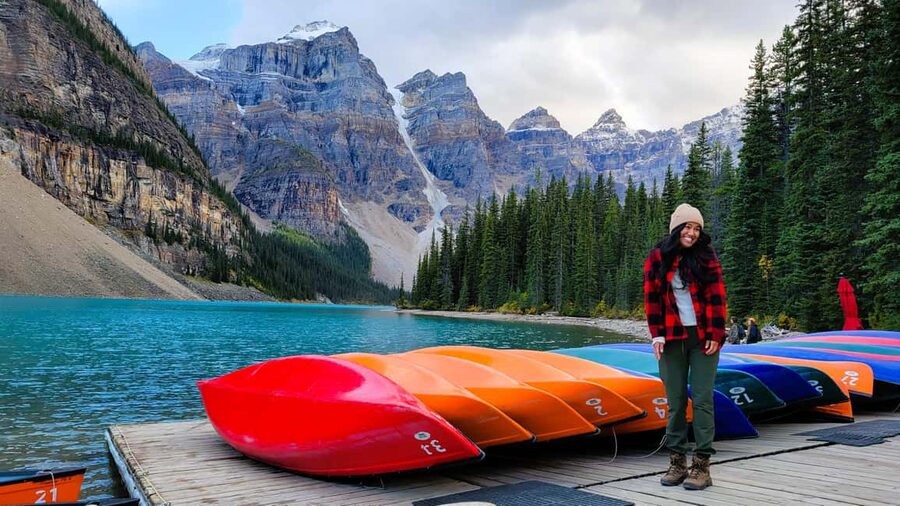 From Calgary/Canmore: Banff National Park Premium Day Trip - Moraine Lake and the seasonal catch