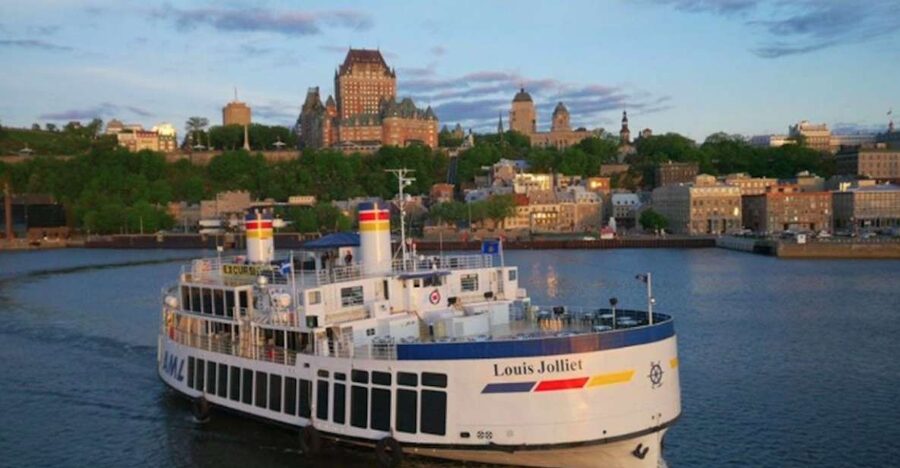 From Montréal: Québec City, River Cruise & Montmorency Falls - The St. Lawrence cruise and the city from the water
