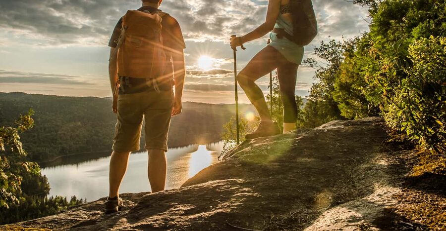 From Montreal: Sept-Chutes Regional Park Hike - Choosing your route at Sept-Chutes