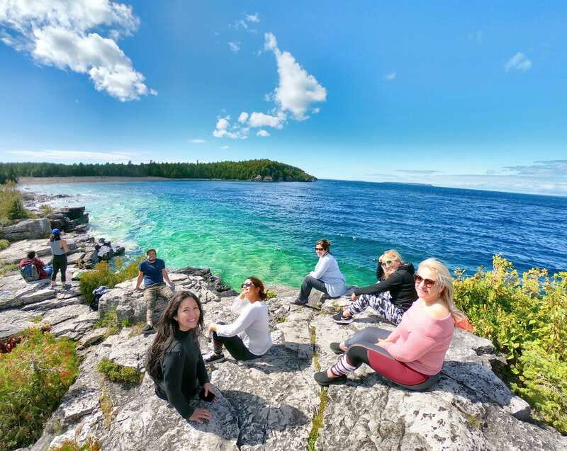 From Toronto: Bruce Peninsula Guided Hiking Day Trip - The long minivan ride from Christie station