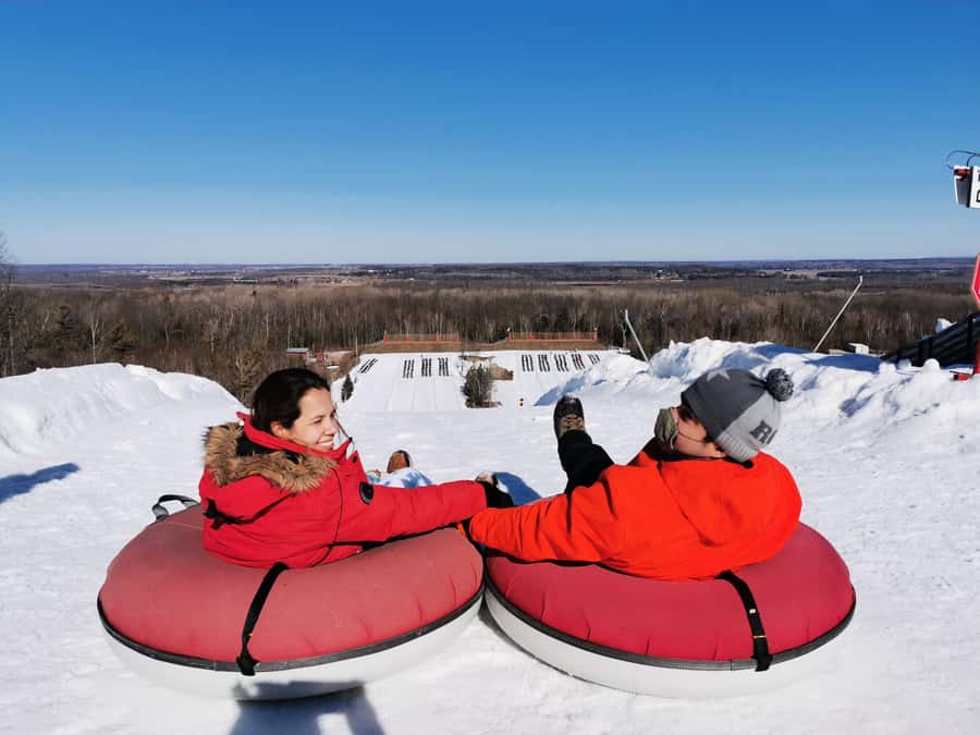 From Toronto: Snow Tubing and Snowshoeing or 1/2 Day Tubing - Two hours on Snow Valley’s tubing runs