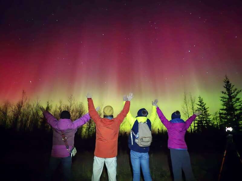 From Yellowknife: Aurora Borealis Tour with Cozy Cabin Base - A cabin that makes waiting part of the fun