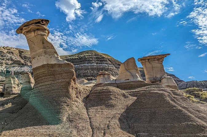 Full Day Drumheller Tour from Calgary by Coach - Rosedale Suspension Bridge and the Red Deer River