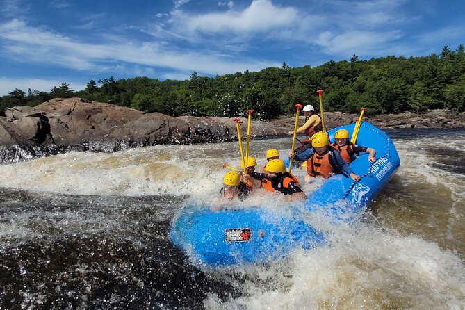 Full day rafting on the Ottawa River - The second rafting session adds real value