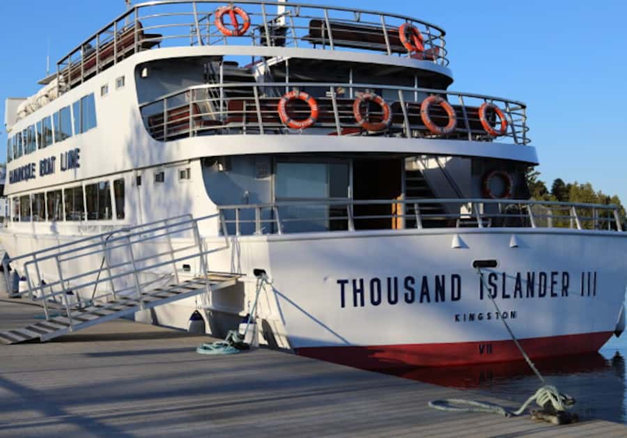 Gananoque: 1000 Islands Fireworks Cruise - Canada Day route through the Admiralty and Navy islands