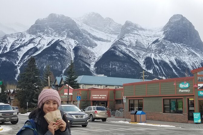 Glaciers, Mountains & Lakes - Banff Avenue: a useful finish to a big day
