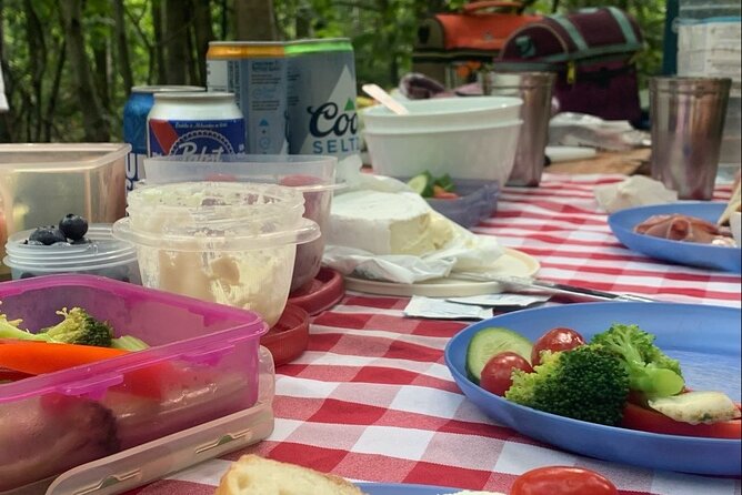 Goat Hiking, Beaver Dam Visit and picnic in Quebec forest - What makes this Quebec goat hike special
