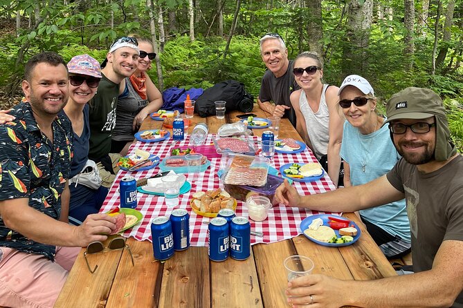 Goat Hiking, Beaver Dam Visit and picnic in Quebec forest - Winter changes the outing