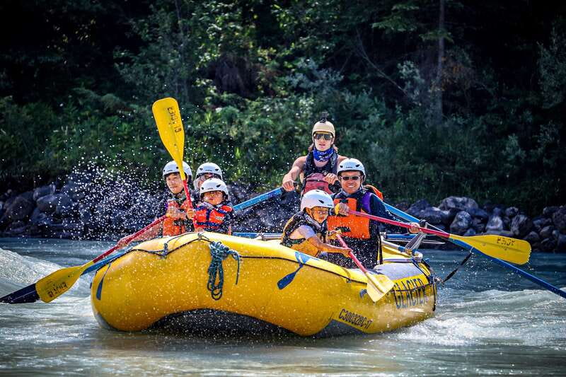 Golden, BC: Kicking Horse River Family Rafting with Lunch - The 25-minute ride to the Upper Canyon