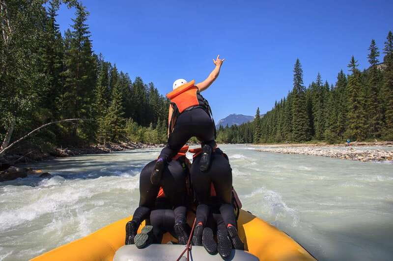 Golden, BC: Kicking Horse River Whitewater Raft Experience - The middle canyon brings the main whitewater