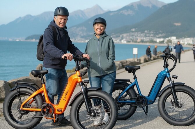 Guided E-Bike Tour Stanley Park and Hidden Gems - Small Groups - Downtown Vancouver in short, useful glimpses