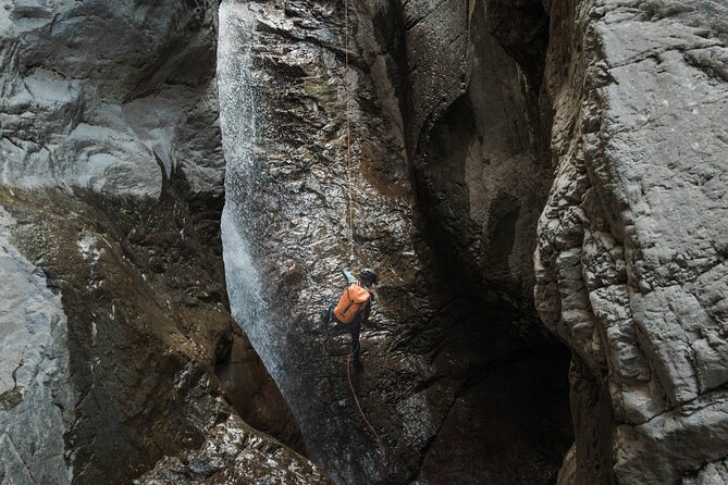 Half Day Heart Creek Canyon - Near Banff & Canmore- For Beginners - The 18-meter waterfall finish