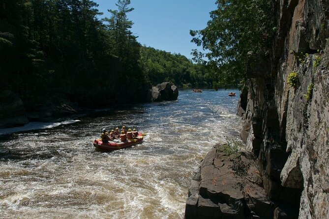 Half-Day White Water Rafting on the Rouge River - Wetsuits and the base camp payoff