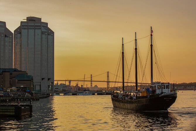 Halifax Sunset Cruise Ft. a Live Musician - Halifax Harbourwalk and the downtown view