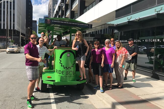 Halifax waterfront SOLAR Party Bike food & drink experience! - The food stops: local flavor with a few limits