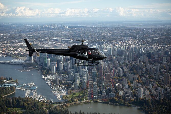 Helicopter Tour of Vancouver City (Depart SKY Hangar) - False Creek, Granville Island, and the port