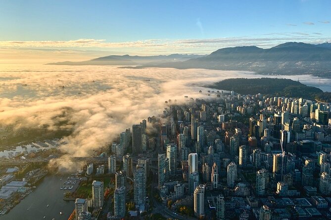 Helicopter Tour of Vancouver City (Depart SKY Hangar) - The North Shore Mountains and Pacific views