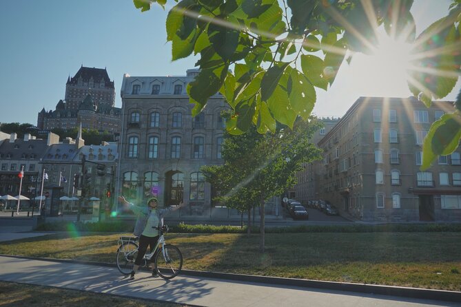 Historical Lower Town & Neighborhoods Bike Tour - The Old Port and views across the St. Lawrence