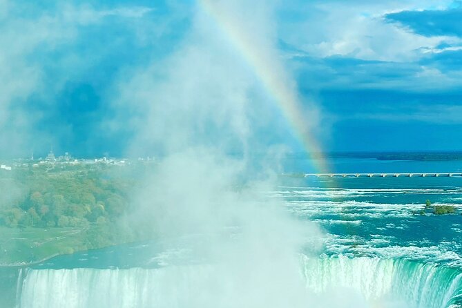 Hornblower Boat and Walking Tour of Niagara Falls - American Falls and Horseshoe Falls from the water