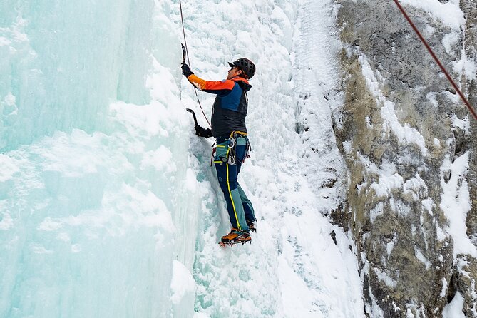 Ice Climbing Adventure in Banff: Beginner - Johnston Canyon, Grassi Lakes, and changing icefall locations