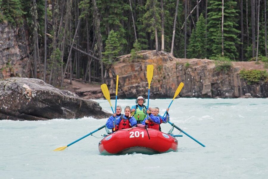 Jasper: Canyon Run Family Whitewater Rafting - The return ride and the shape of the afternoon